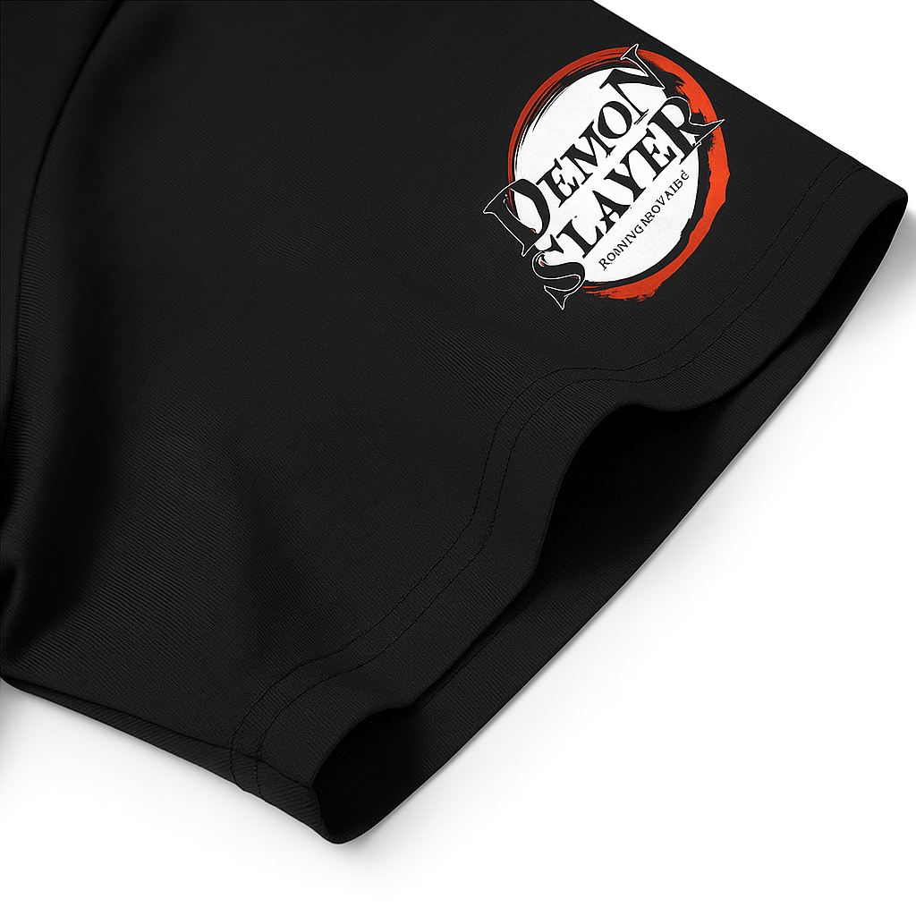 Demon Slayer Tanjiro Sun Breathing form Printed T-Shirt